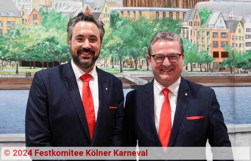 Marc Michelske (links) und Udo Marx | Quelle: Festkomitee Kölner Karneval Marc Michelske (links) und Udo Marx | Quelle: Festkomitee Kölner Karneval
