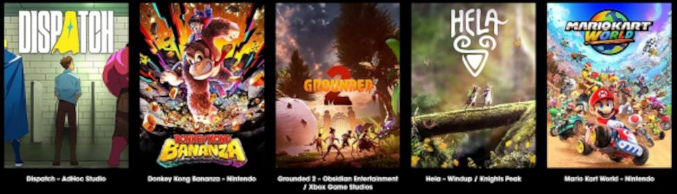 Nominies Most Entertaining - gamescom 2025 | Quelle: Koelnmesse