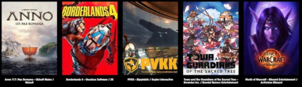 Nominies Best Pc Game - gamescom 2025 | Quelle: Koelnmesse