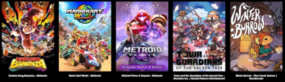 Nominies Best Nintendo Game - gamescom 2025 | Quelle: Koelnmesse