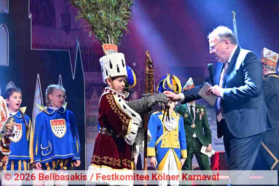 Bauer Jonathan (r.) mit OB Burmester | Foto: Belibasakis / Festkomitee Kölner Karneval