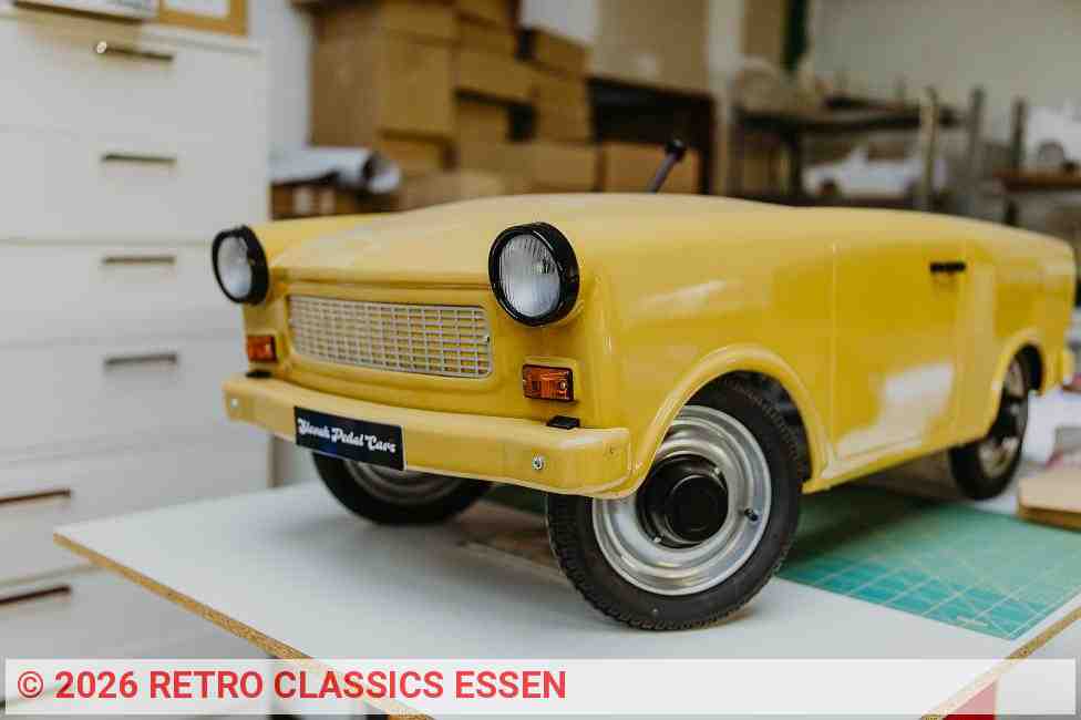 The Pedal Cars - Tretauto in der Montage | Quelle: RETRO CLASSICS ESSEN