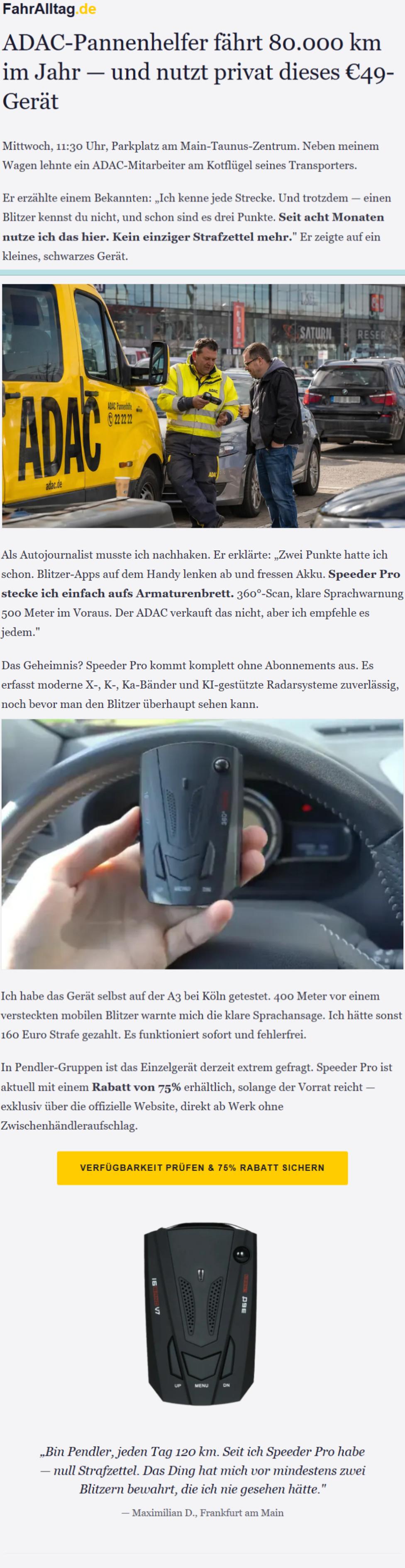 Roota-Haarforschung / FahrAlltag.de - Was jetzt genau wird hier beworben?