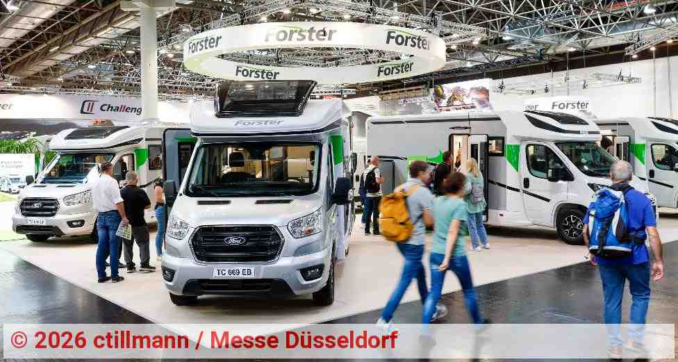 Messestand der Firma Forster auf dem Caravan Salon | Foto: ctillmann / Messe Düsseldorf