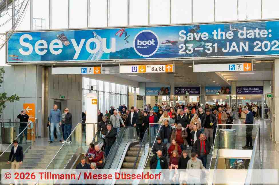 Een voorproefje van boot 2026 - Noteer de datum: 23-31 januari 2027 | Foto: Tillmann / Messe Düsseldorf
