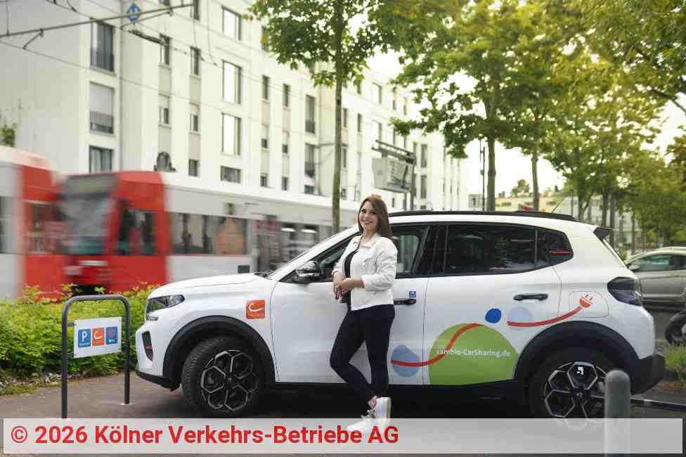 KVB und Cambio werben gemeinsam um Neukunden | Quelle: Kölner Verkehrs-Betriebe AG
