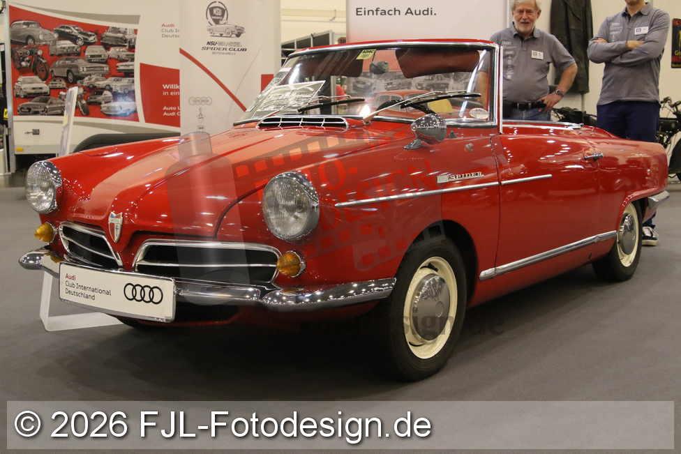TECHNO CLASSICA 2023 - Roter Audi Spider | Foto: FJL-Fotodesign.de