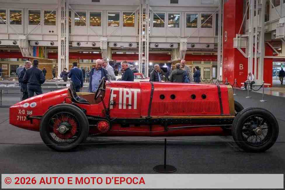Historischer Fiat auf der AUTO E MOTO D’EPOCA 2024 | Quelle: AUTO E MOTO D’EPOCA