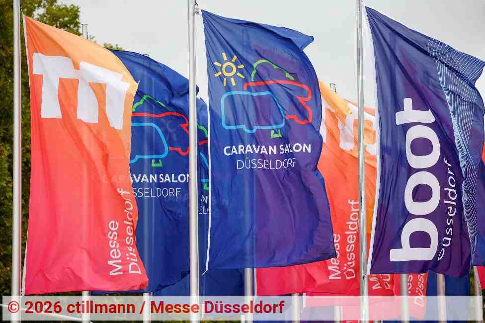 CARAVAN- und boot-Flaggen | Foto: ctillmann / Messe Düsseldorf