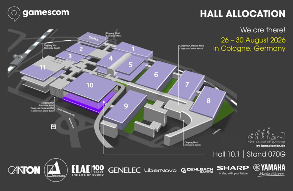 Karte der Koelnmesse und wo man den Stand findet | Quelle: konsolenfan.de Karte der Koelnmesse und wo man den Stand findet | Quelle: konsolenfan.de