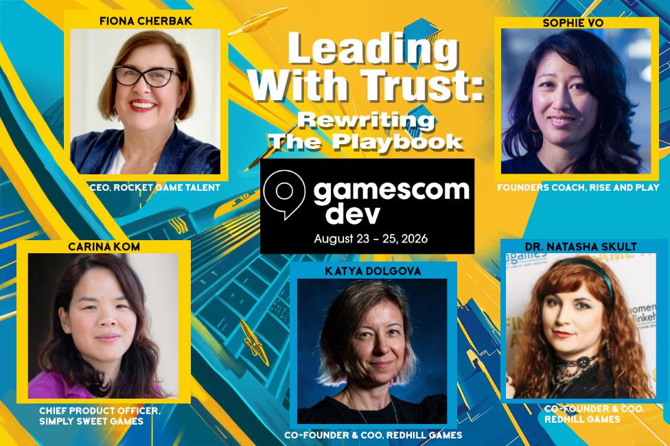 Leading With Trust - gamescom dev 2026 | Quelle: rocketgametalent.com