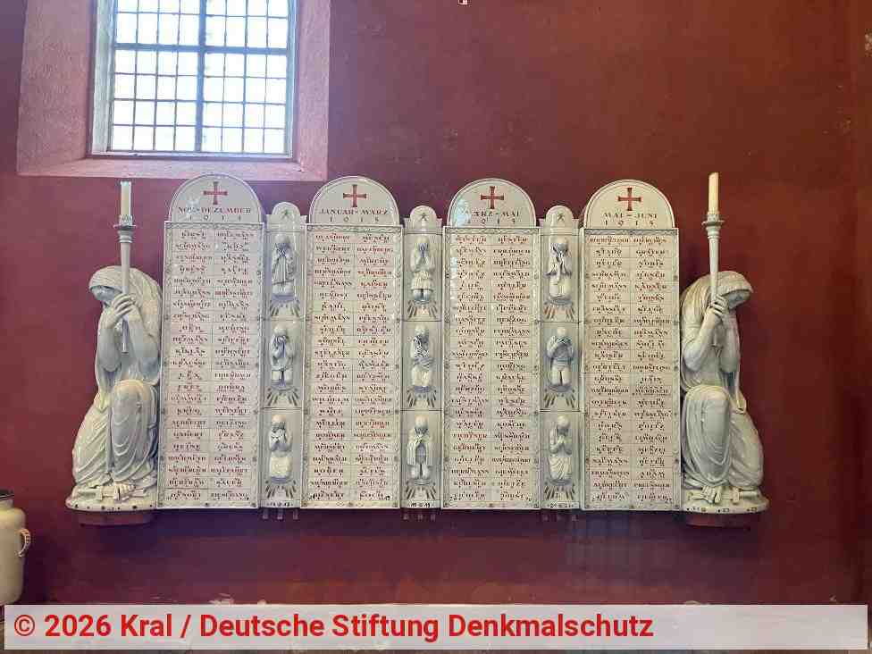 St. Nikolai in Meißen, Porzellanepitaph | Foto: Kral / Deutsche Stiftung Denkmalschutz
