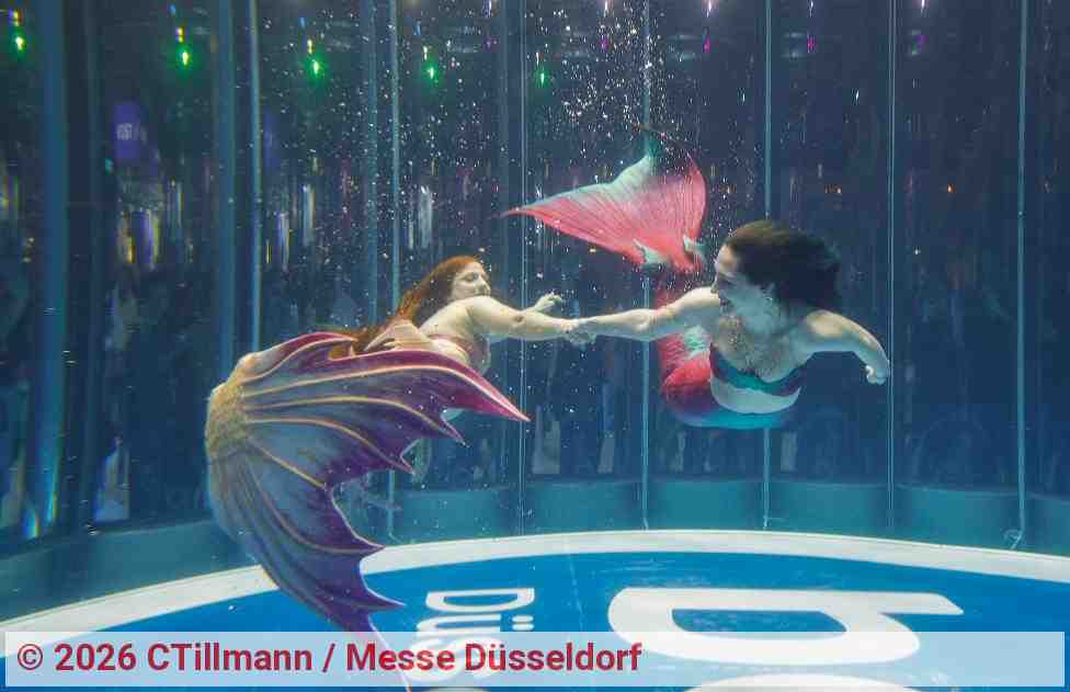 A scene from boot 25 – Mermaid | Photo: CTillmann / Messe Düsseldorf