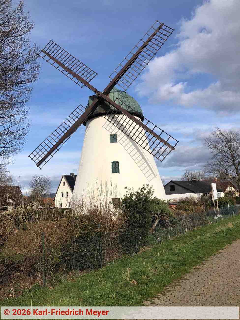 Niedersachsen - Hameln-Tündern - Windmühle Weserdeich | Foto: Karl-Friedrich Meyer