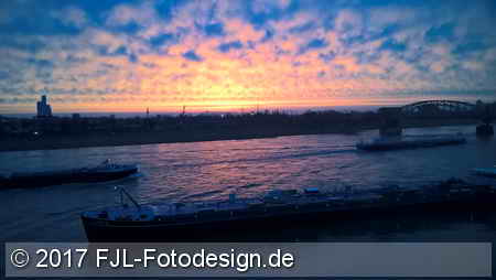 Sonnenaufgang am 8. März 2017