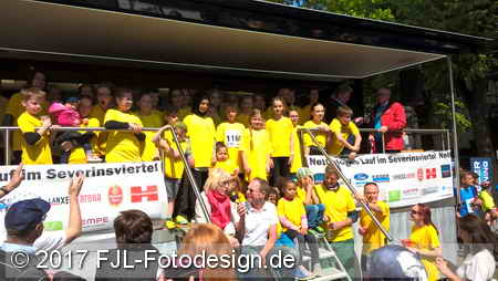 33. NetCologne Lauf im Severinsviertel mit den nephrokids