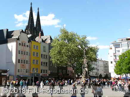 Spaziergang in Köln im April