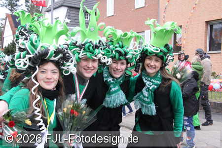 Karnevalszug in Köln-Dünnwald am 15. Februar 2026